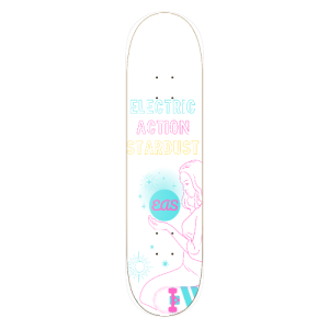 Electric Action Stardust deck white