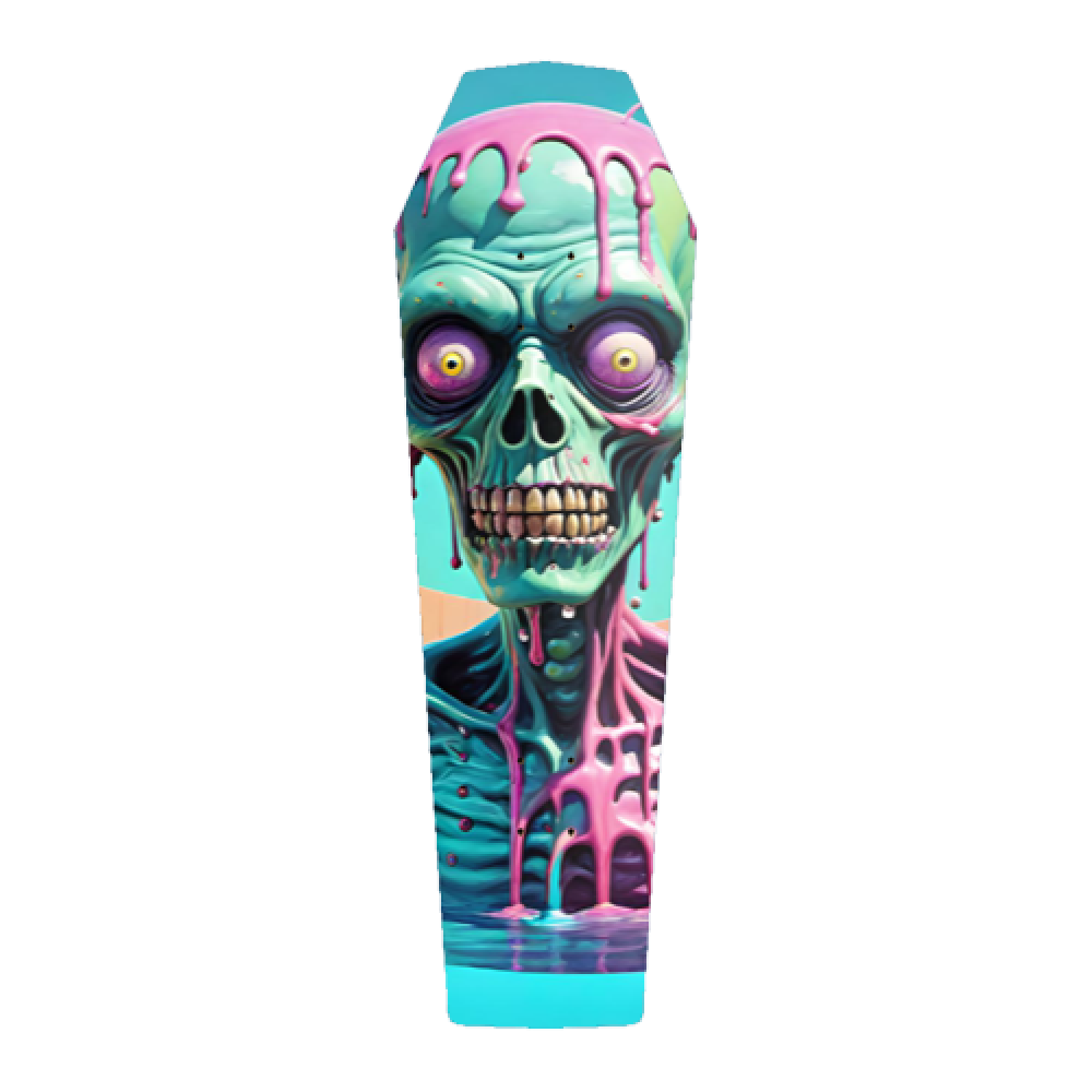 Melting Candy Zombie Coffin Pool Deck