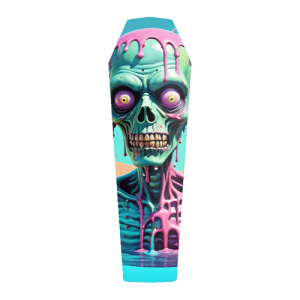 Melting Candy Zombie Coffin Pool Deck