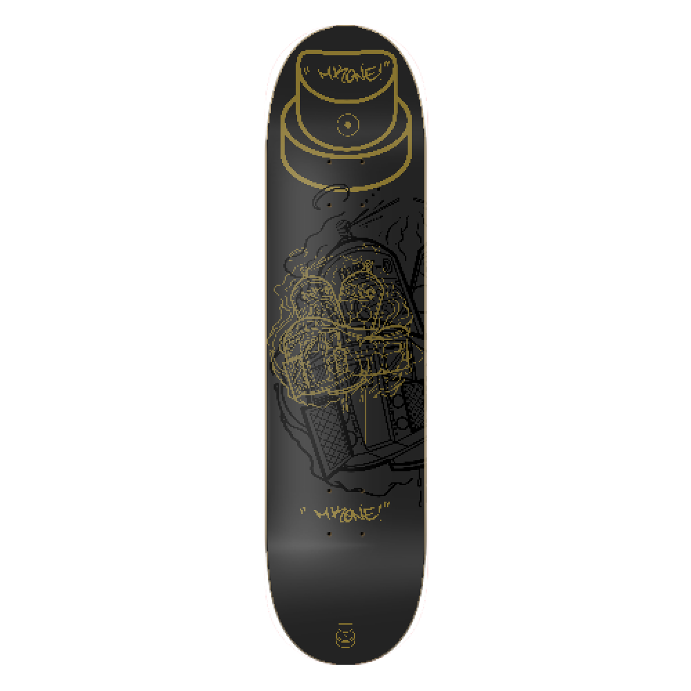 MKONE Gold & Black Deck