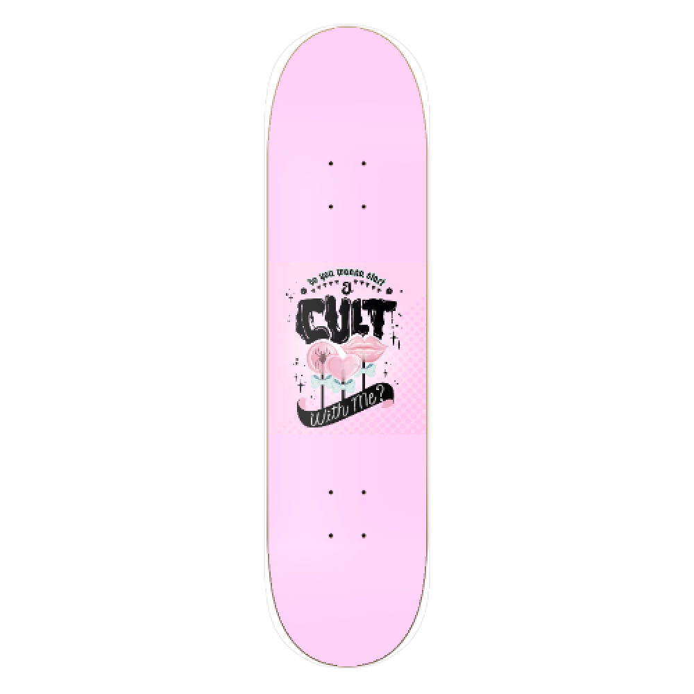 "Cult Life" Concrete Lion Skateboards Medium Concave