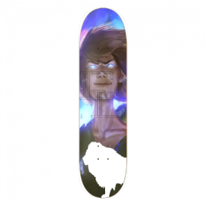 "Evil Eyes" Concrete Lion Skateboards Medium Concave