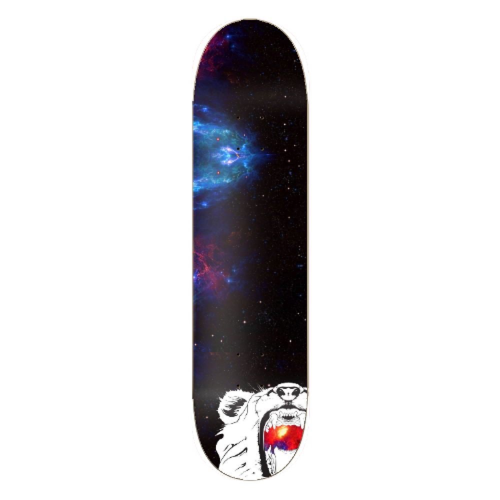 "Milky all the way" Concrete Lion Skateboards Medium Concave