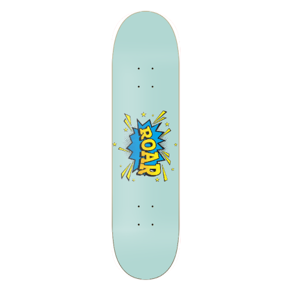 "Roar" Concrete Lion Skateboards Medium Concave