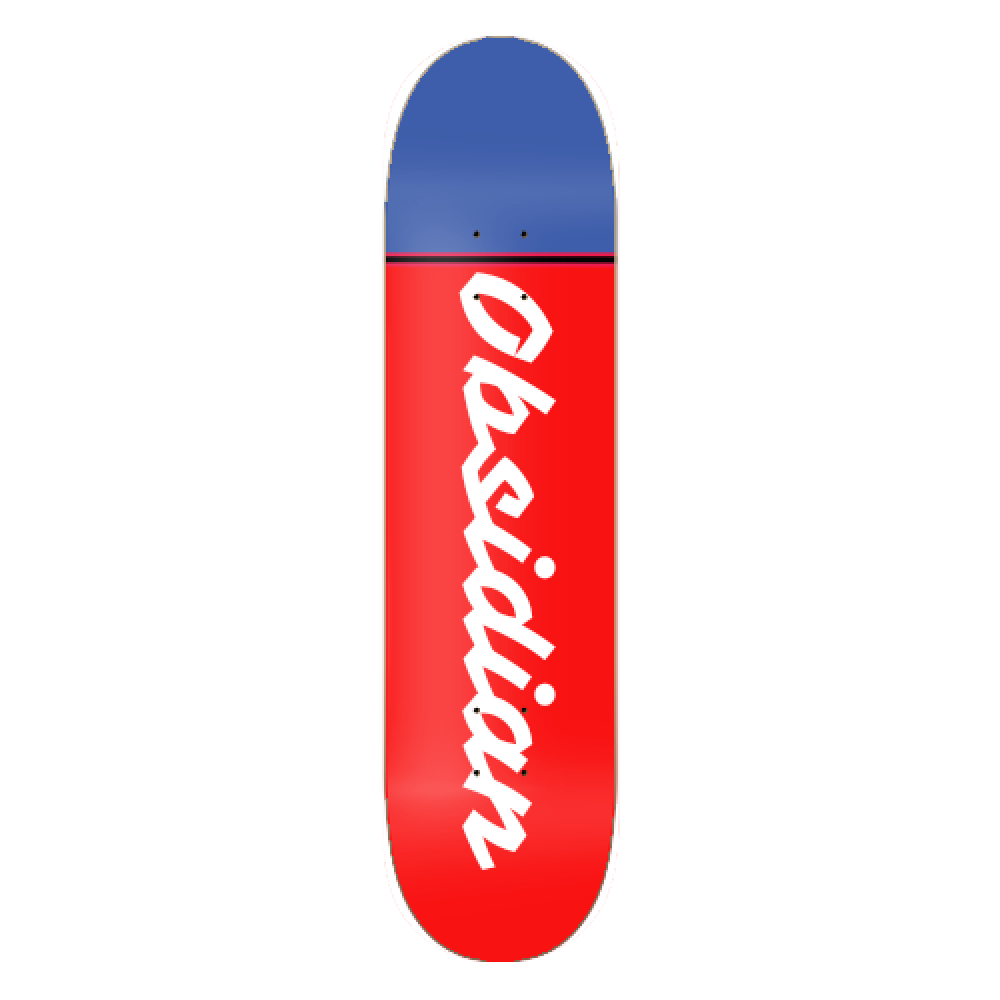 Blue/red OBSIDIAN deck