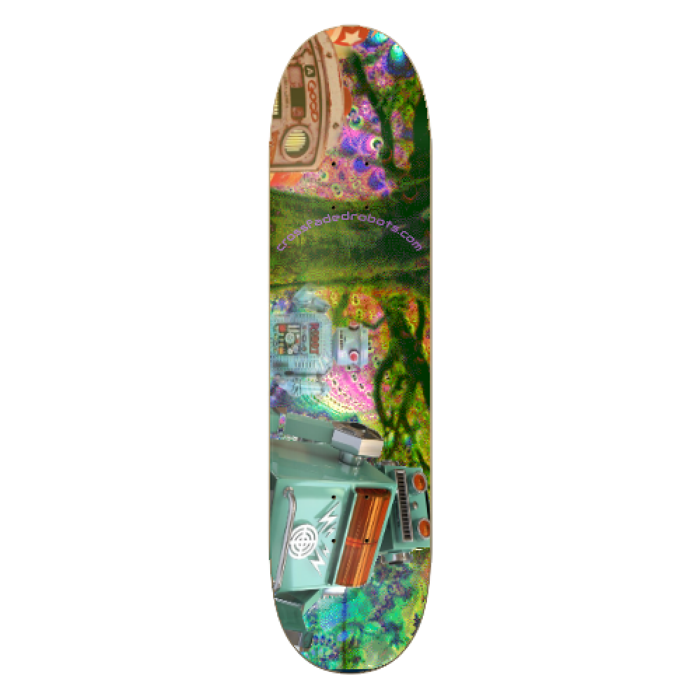 Cross Faded Skate Deck