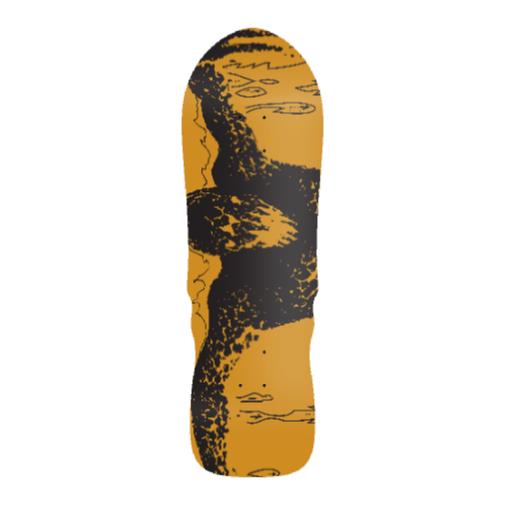 Brooding Muse Old School Ripped Skateboard Deck