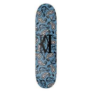 Blue paisley