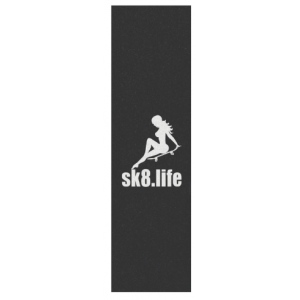 9x33 Grip Tape - sk8.life logo in white