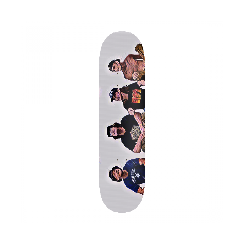 Second Year Lineup Skateboard Deck Design