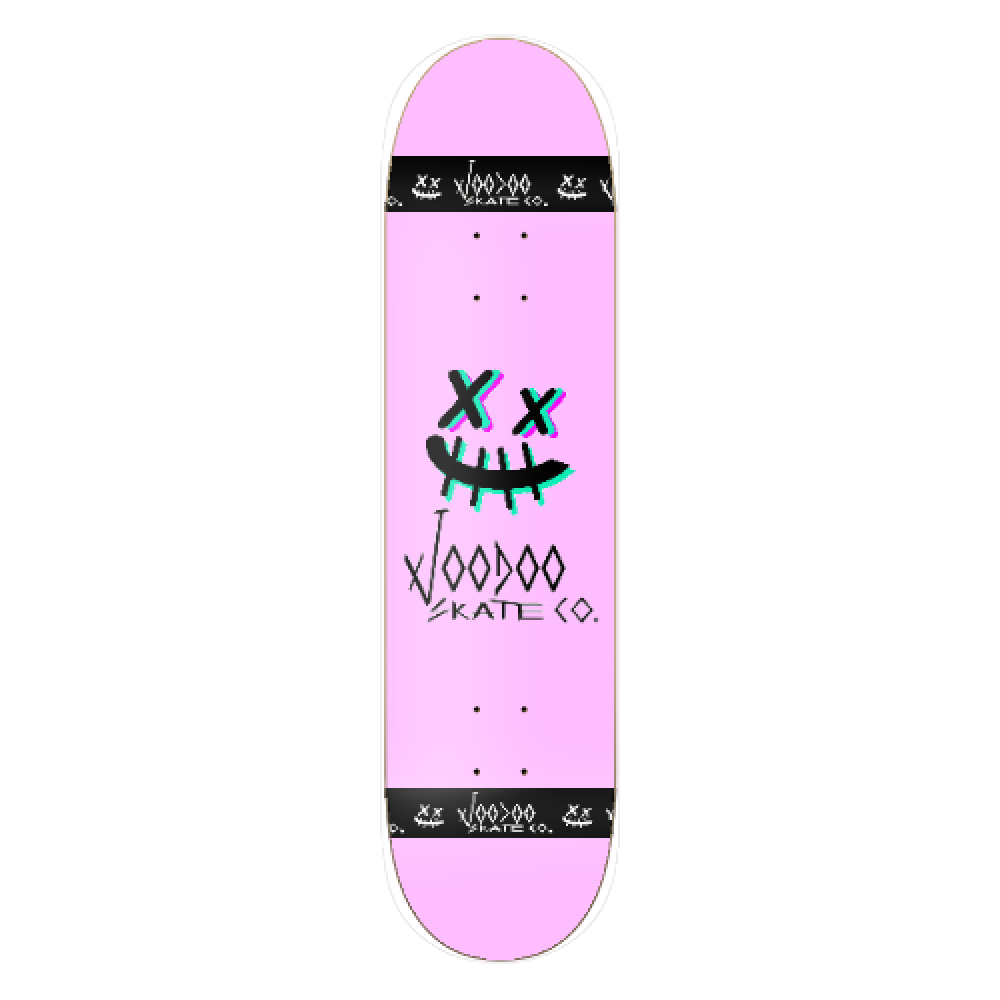 Voodoo Skate Co. Classic Pink Deck
