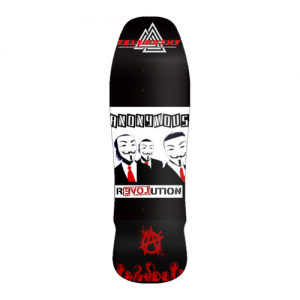 Telepathy Skateboards "Anonymous" Long Board Skate Deck