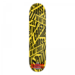 Telepathy Skateboards "Caution" Skate Deck