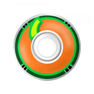 Soylent Orange Skateboard Wheel