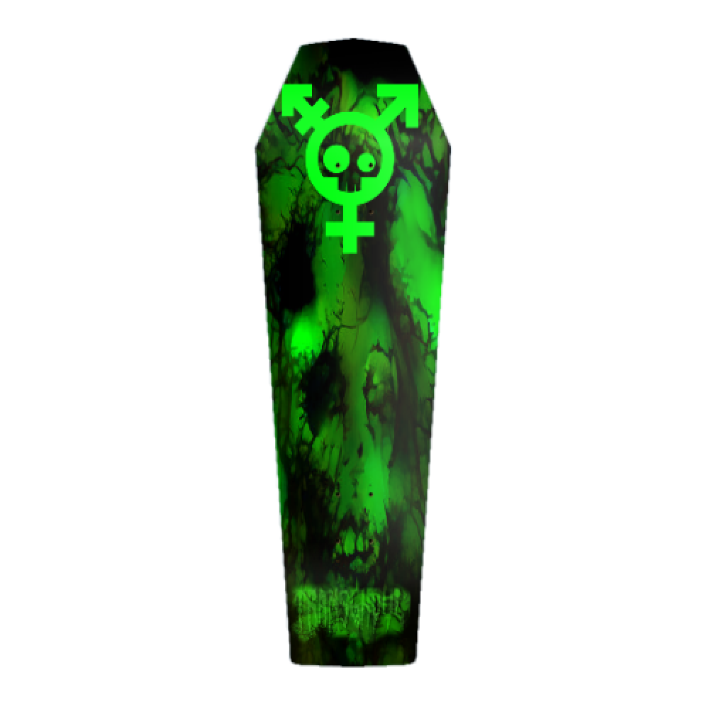 Trans Ghoul Green Coffin Deck