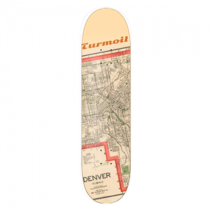 Turmoil Denver Clauson Map Skateboard