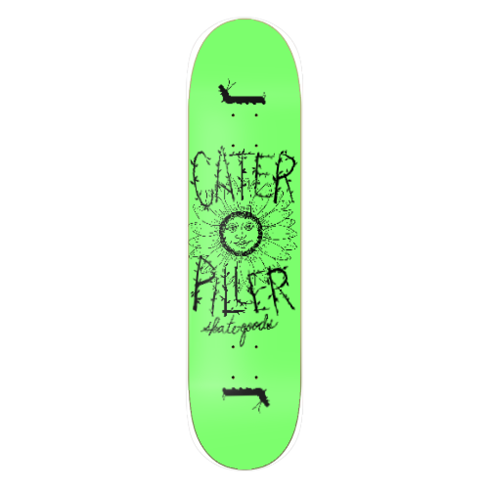  Caterpiller Sunflower Face Deck