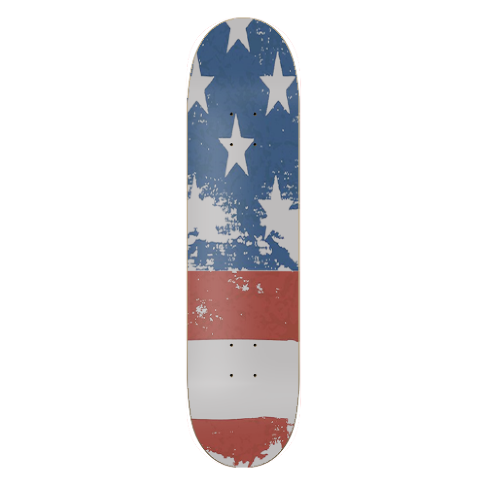 Outlaw Flag custom skateboard