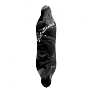 WiseOwlSkateco X Black Rose Longboard