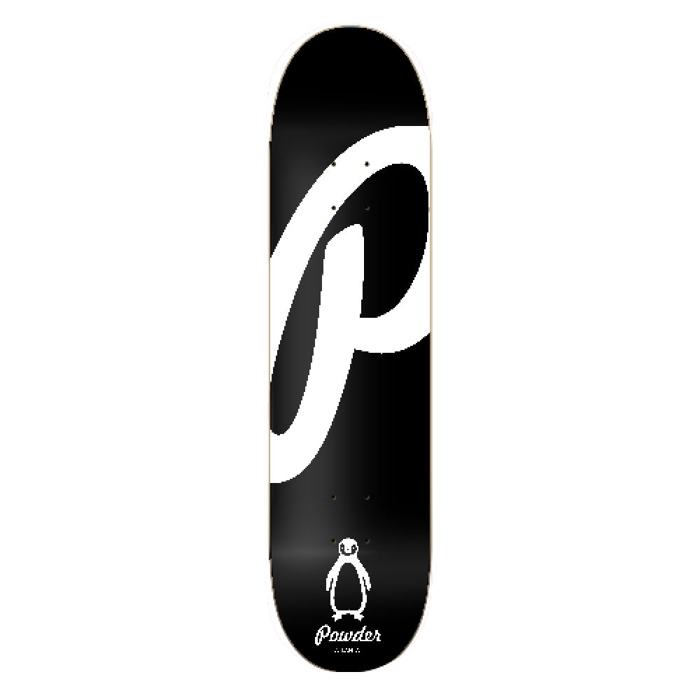 White "P logo" Deck