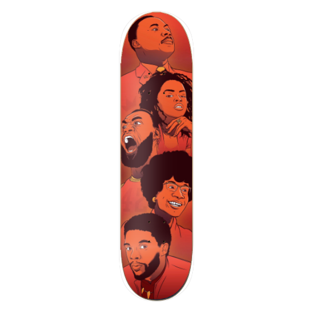 The Culture Project Skatedeck (Red/Orange)