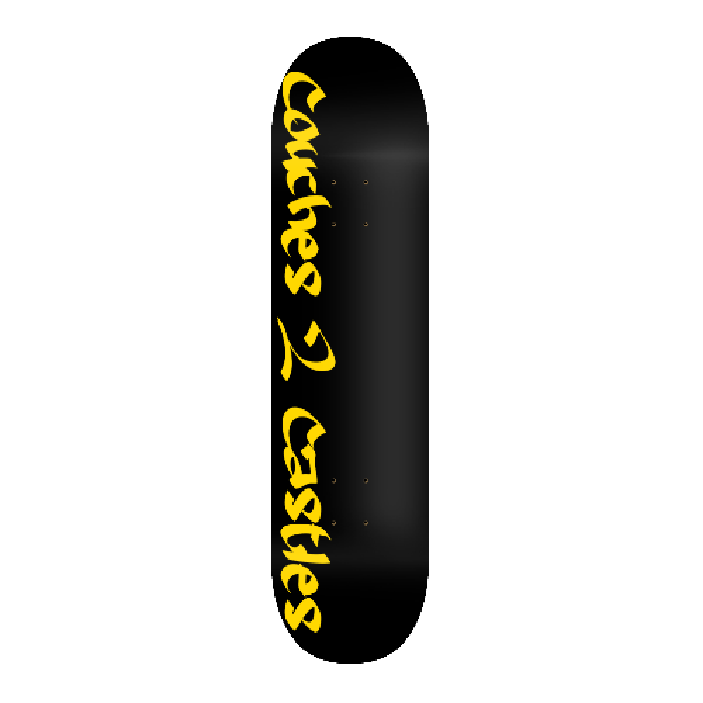 Couches to Castles "Scribe Skate Deck"