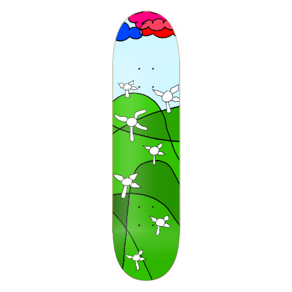 "Hills" Skateboard