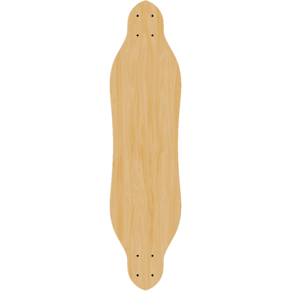 Blank Free Ride Longboard SINGLE DIY