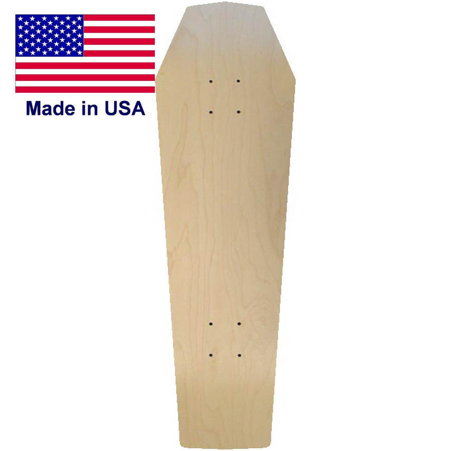 Blank Coffin Pool Deck Diy project skateboard. Unfinished or Finished