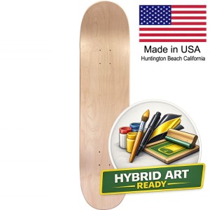 Multi-Media Art Ready Skateboard Deck