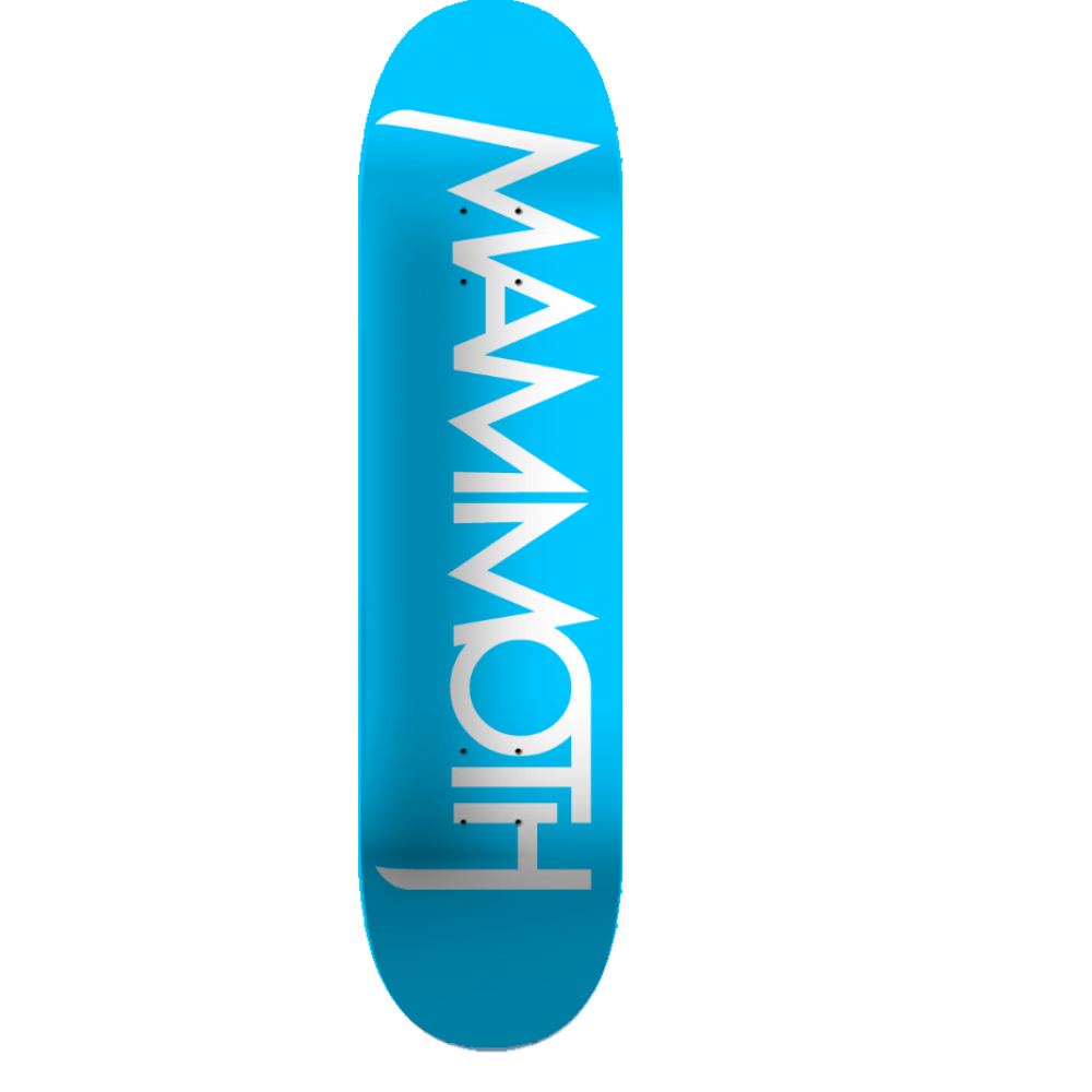 Mammoth Skateboard Deck – Medium Concave 7.5-8.5 USA Made 7-Ply Pro Quality Skateboard Deck
