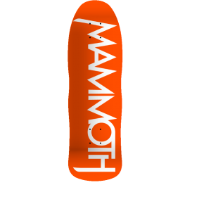 Mammoth Skateboards - Old School Team Pool Deck – USA Made 7-Ply Rock Hard Maple Deck
