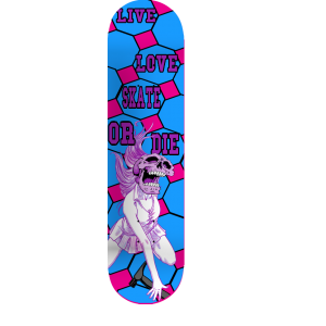 live love skate or die deck