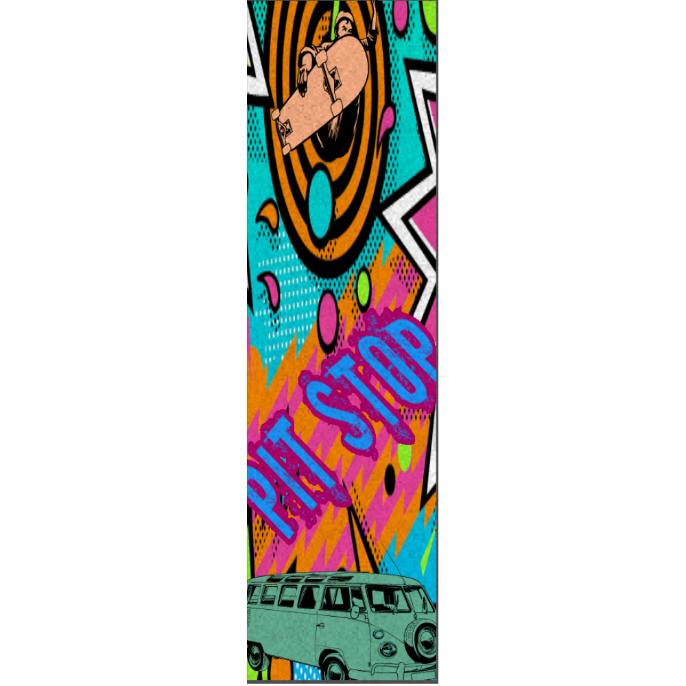 pit stop grip tape crazy logo 