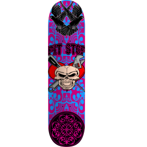  skull and heart deck