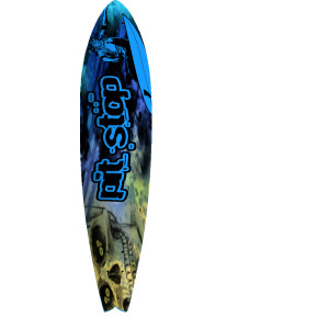 crazy waves longboard deck