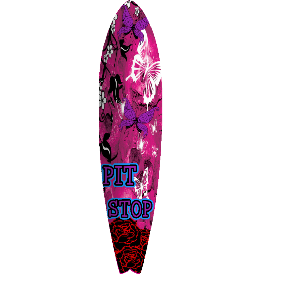 pit stop butterfly longboard