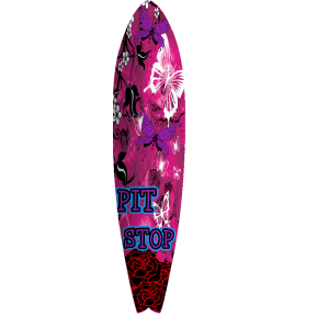 pit stop butterfly longboard