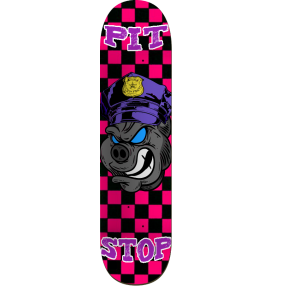 pit stop mr pig checkered  deck