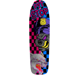 pit stop pig and wolf checkered old school