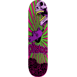 pit stop stripe series pink and green