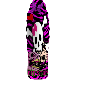 pit stop zebra print old school 