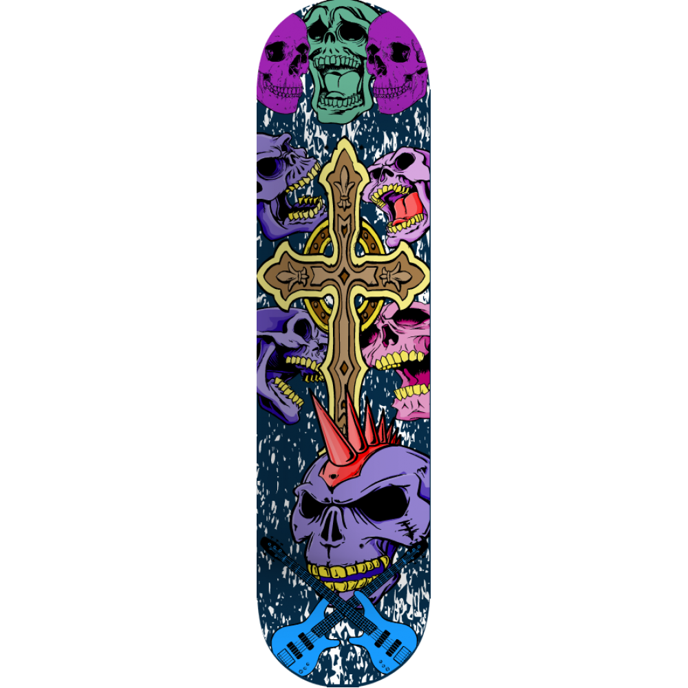 Punk Rock Skateboard 