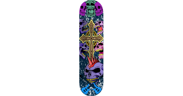 Punk Rock Skateboard