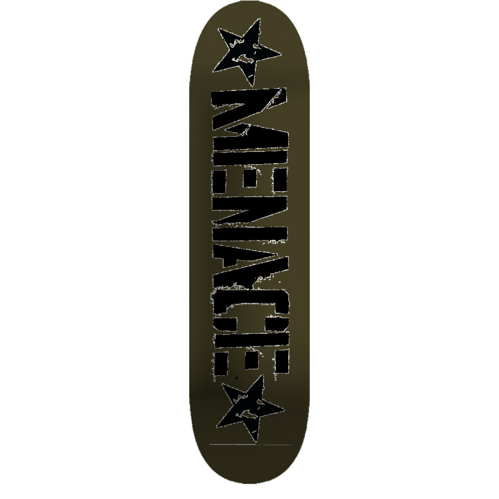 Menace Skateboards Green Deck