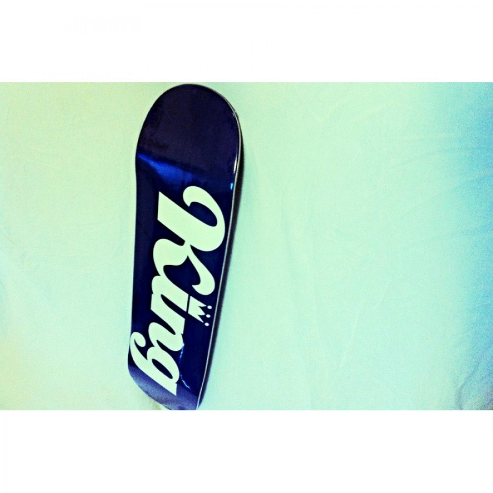 King Logo Deck- Blue and White 7.75