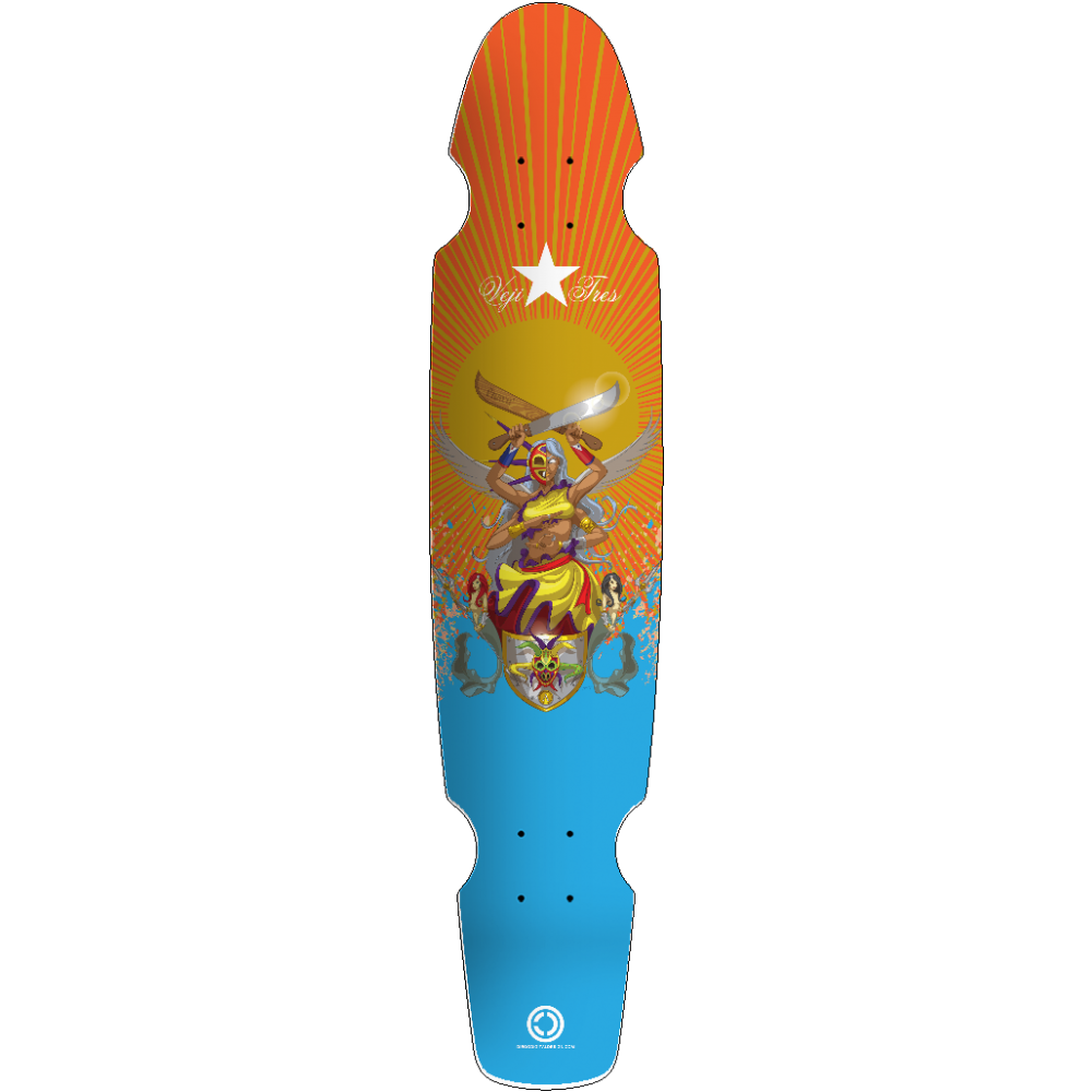 Veji Tres I'maru' Master Carver Longboard