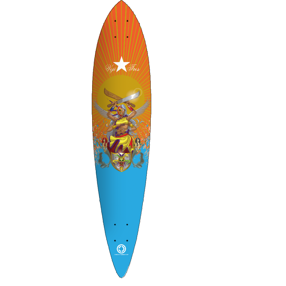 Veji Longboard Grand Daddy Pintail Longboard