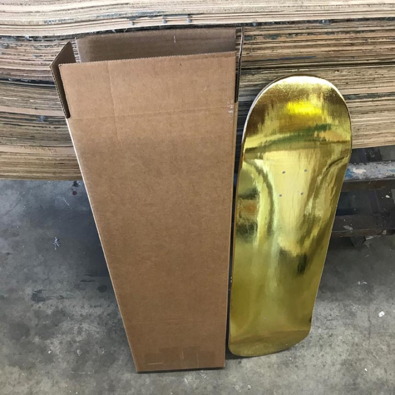 Skateboard Cardboard Box for Safe Shipping or Storage of Skateboard Deck Only 