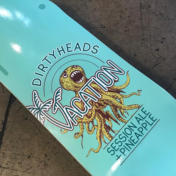 vacation skateboard deck